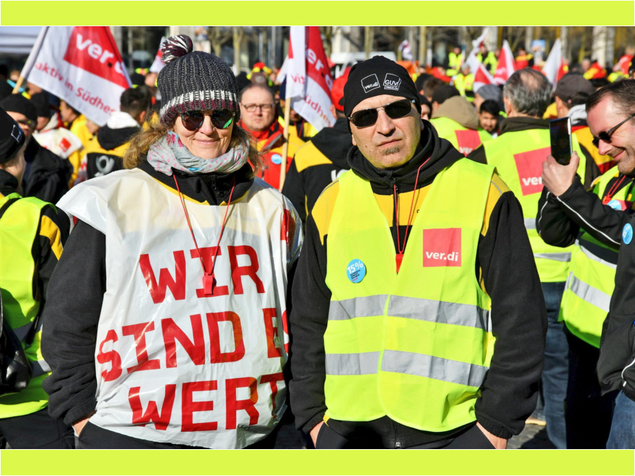 Wir sind es wert!