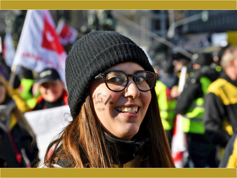 Wir wollen 15%!
