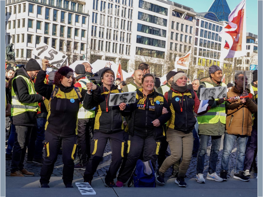 Kundgebung auf dem Roßmarkt Frankfurt