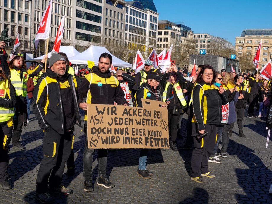 Kundgebung auf dem Roßmarkt Frankfurt