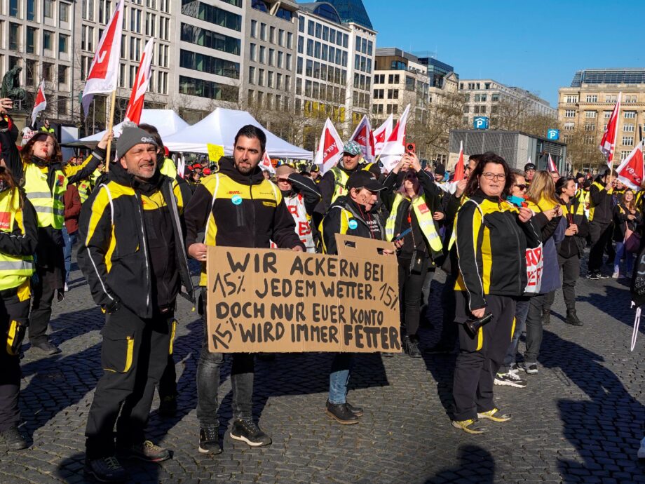 Kundgebung auf dem Roßmarkt Frankfurt