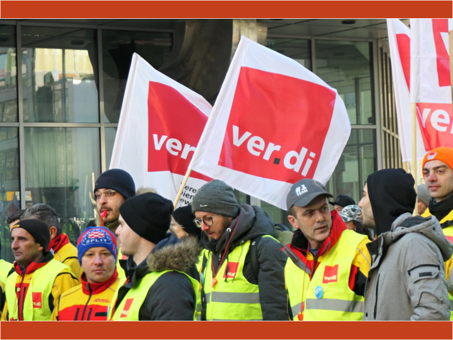 Demozug durch die Innenstadt