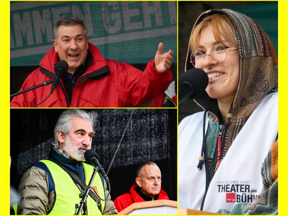 Streiflichter vom Warnstreik für die Tarifforderungen im Öffentlichen Dienst, hier in Frankfurt am Main Streiflichter vom Warnstreik für die Tarifforderungen im Öffentlichen Dienst, hier in Frankfurt am Main
