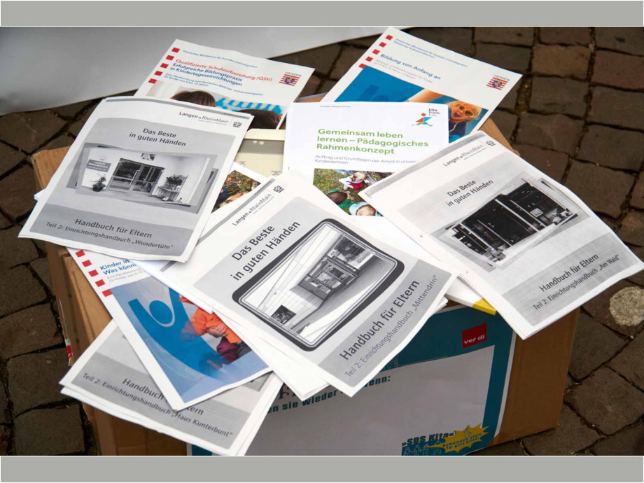 Bildungspläne aus den Kitas Bildungspläne aus den Kitas