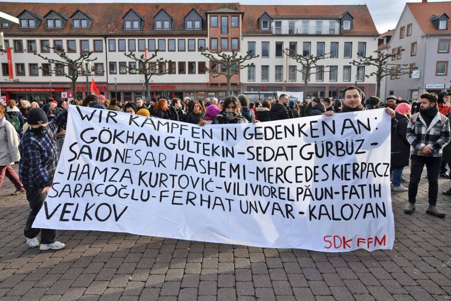 Gedenkveranstaltung des Jugendbündnis Hanau um 16:00 Uhr auf dem Hanauer Marktplatz