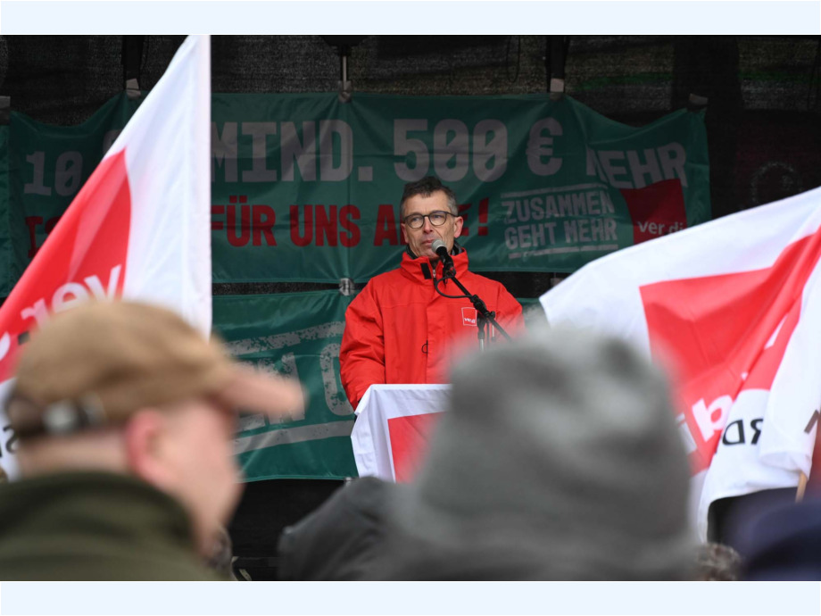 Warnstreik am 15. Februar 2023 in Kassel