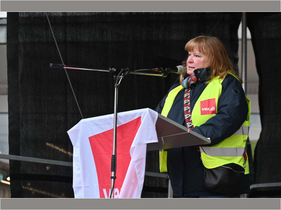Warnstreik am 15. Februar 2023 in Kassel