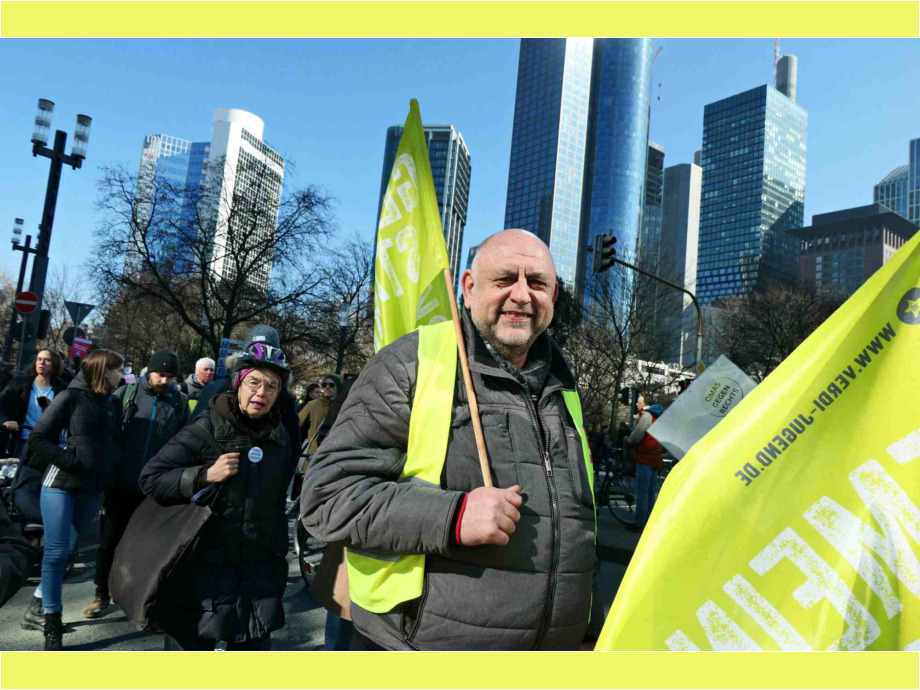 verdi for future! Gewerkschaftssekretär Jochen Koppel verdi for future! Gewerkschaftssekretär Jochen Koppel