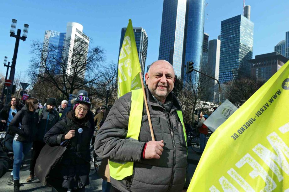 verdi for future! Gewerkschaftssekretär Jochen Koppel verdi for future! Gewerkschaftssekretär Jochen Koppel