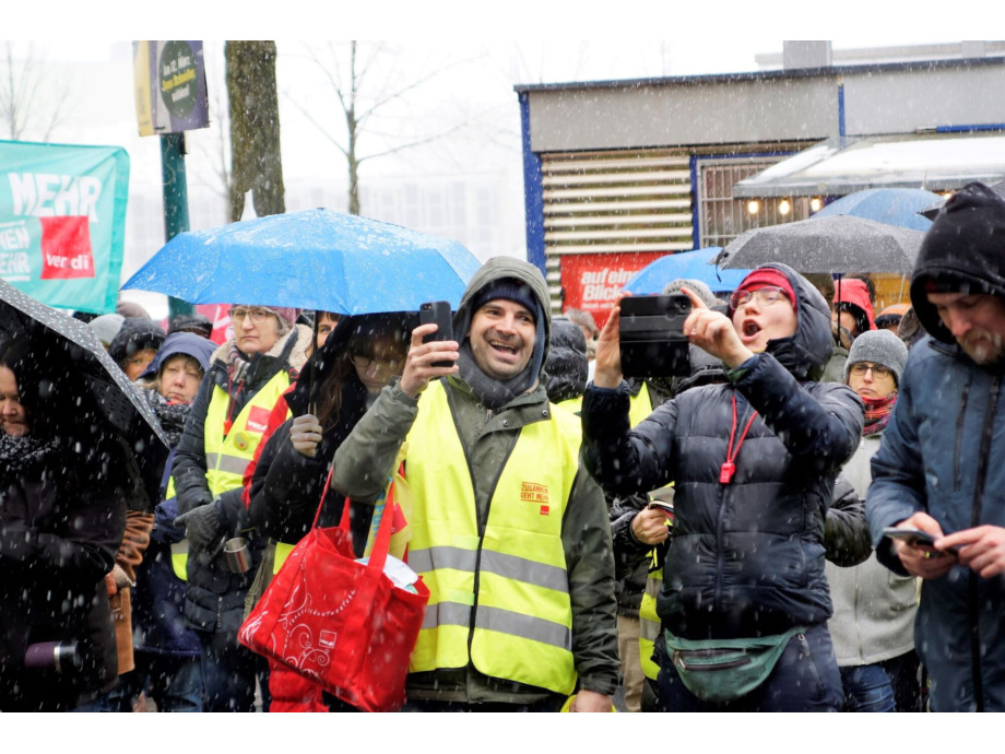 Gute Laune trotz Schnee und Kälte