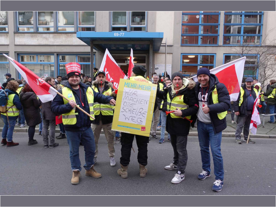 Am Gewerkschaftshaus Frankfurt