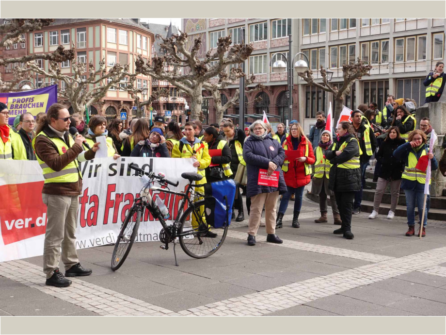 Kundgebung am Paulsplatz
