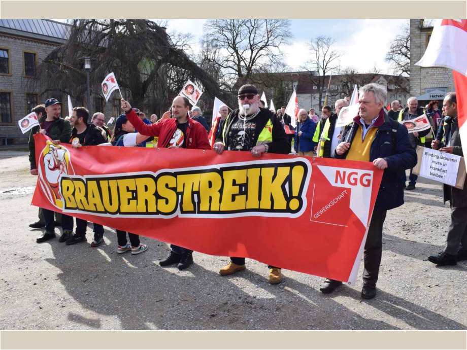 Brauerstreik gegen Spekulation