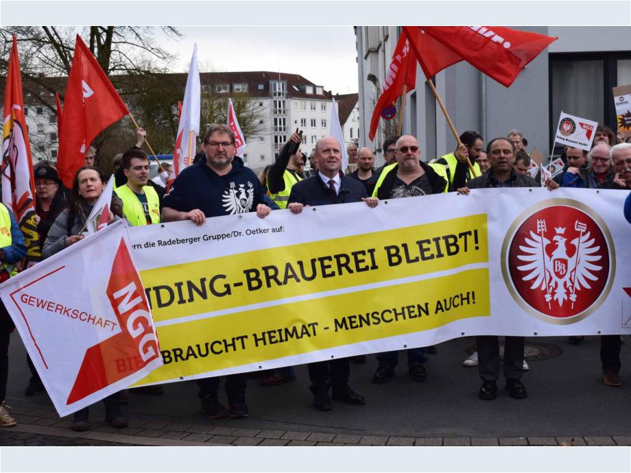 Binding bleibt - Protest in Bielefeld