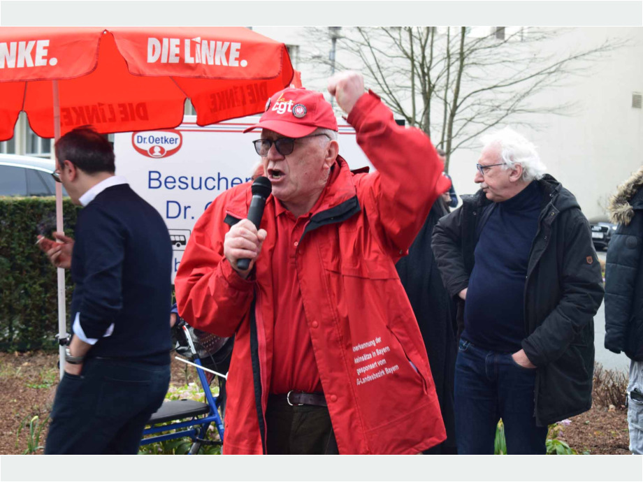 Jürgen Hinzer, Sekretär bei der Gewerkschaft NGG