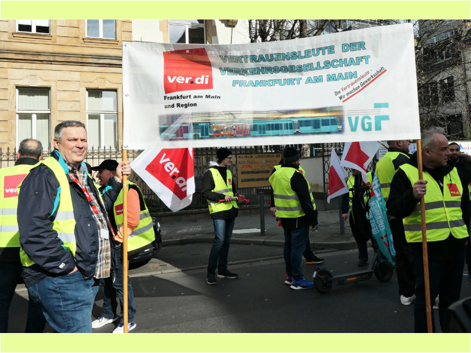 Kollegen von der VGF