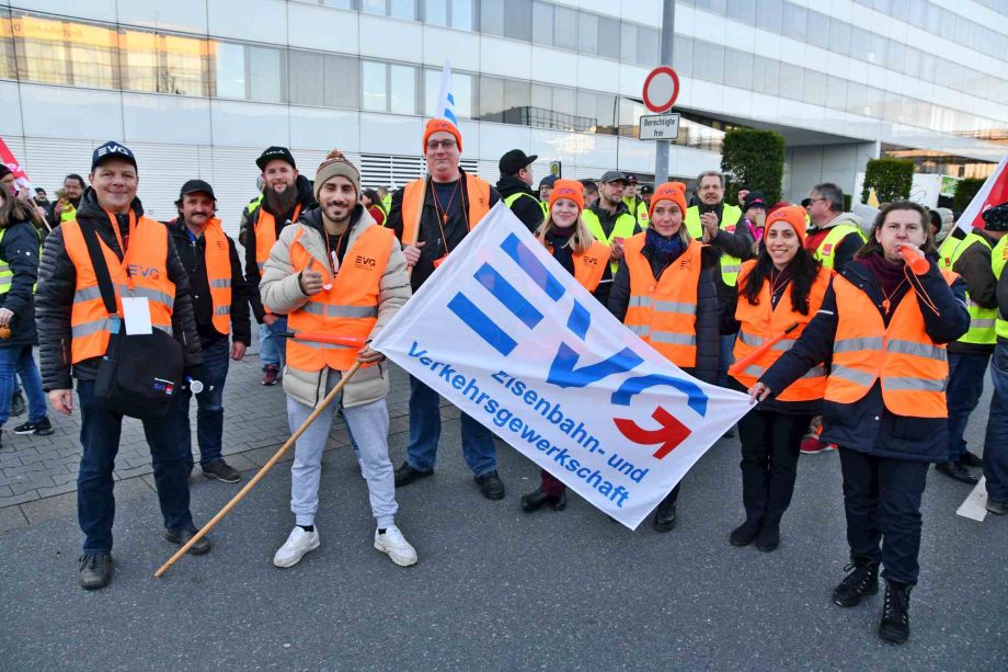Die Streikbeteiligung ist groß Die Streikbeteiligung ist groß