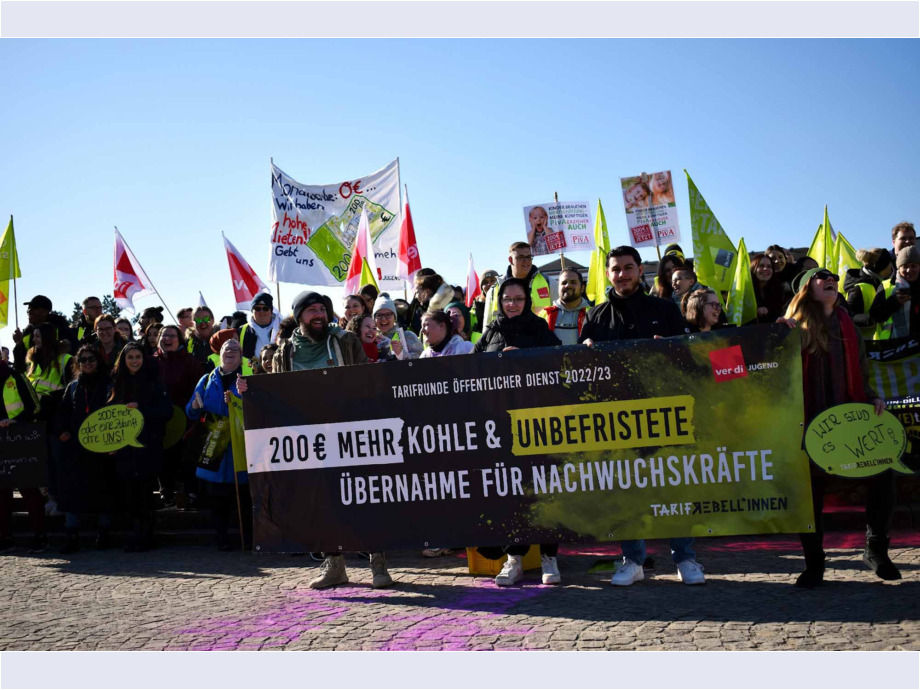 600 Teilnehmer*innen beim hessischen Jugendstreiktag in Kassel