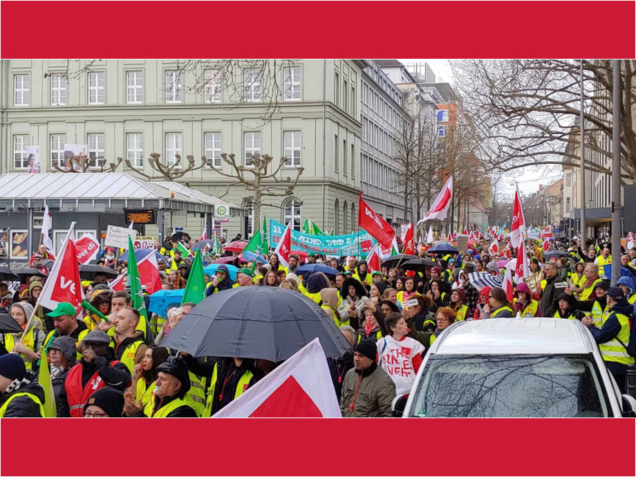 Die Zahl der Streikenden wird immer größer