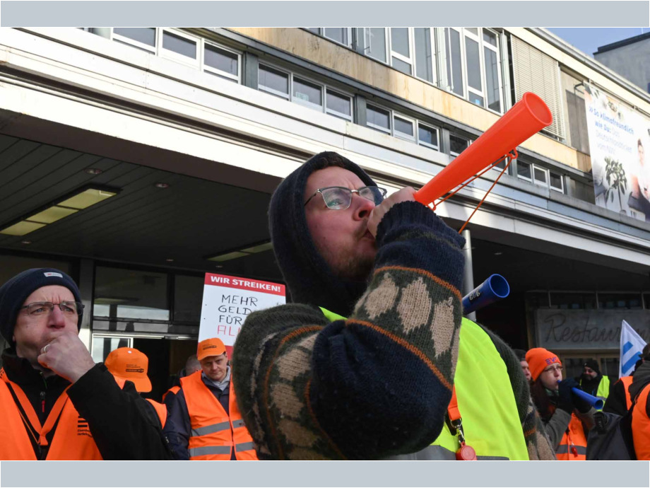 Wir sind da, wir sind laut, damit der Vorstand auf uns schaut