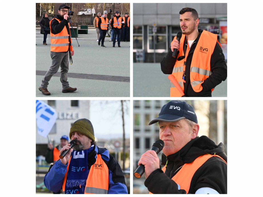 Redner*innen der Kundgebung