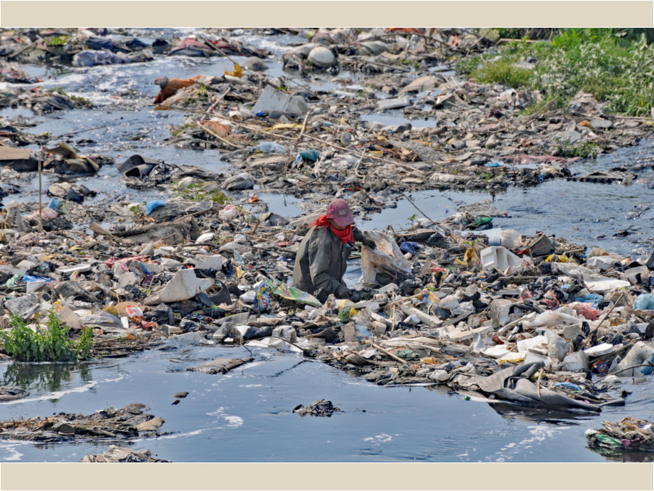 Fluss in Kathmandu