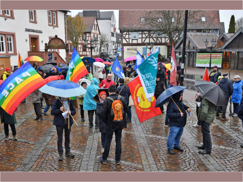 Ostermarsch 2023 am Karfreitag in Bruchköbel