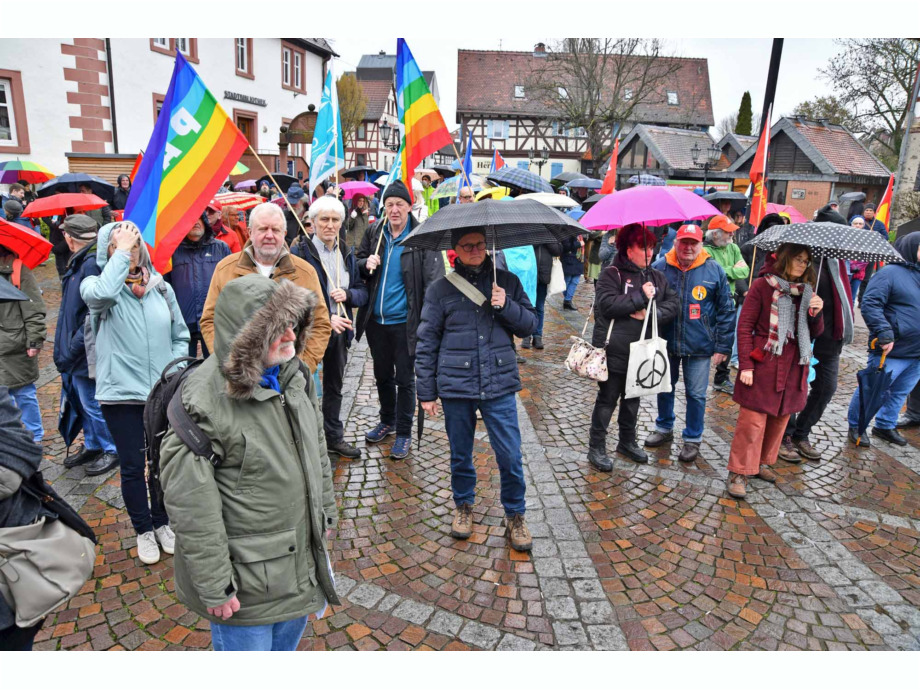 Ostermarsch 2023 am Karfreitag in Bruchköbel
