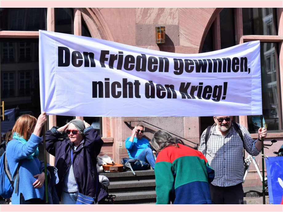 Ostermarsch 2023 in Frankfurt