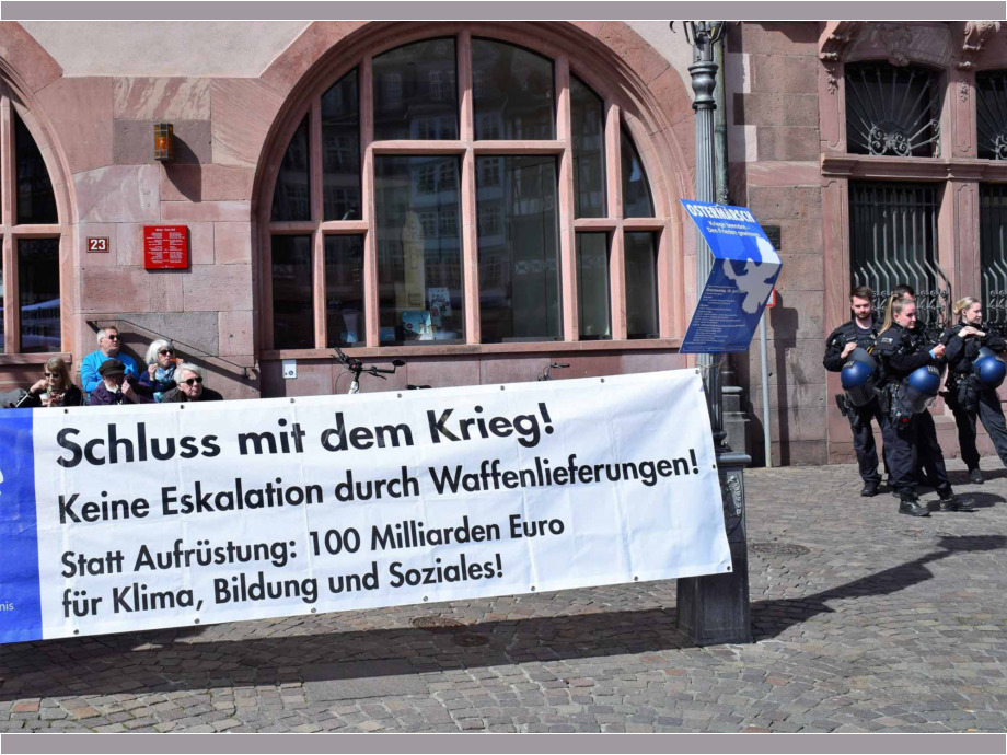 Ostermarsch 2023 in Frankfurt