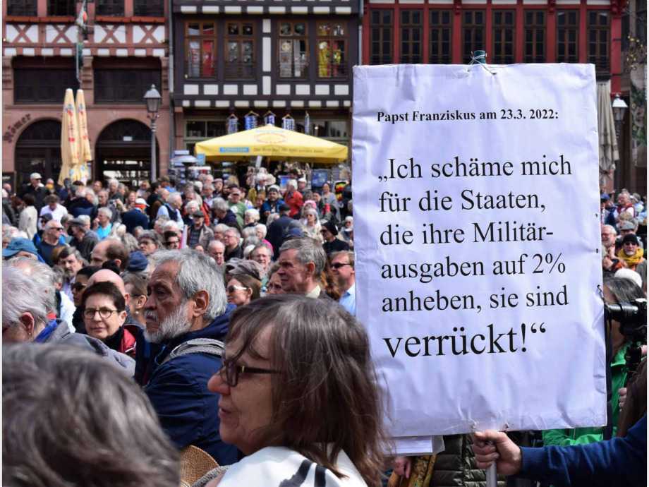 Ostermarsch 2023 in Frankfurt