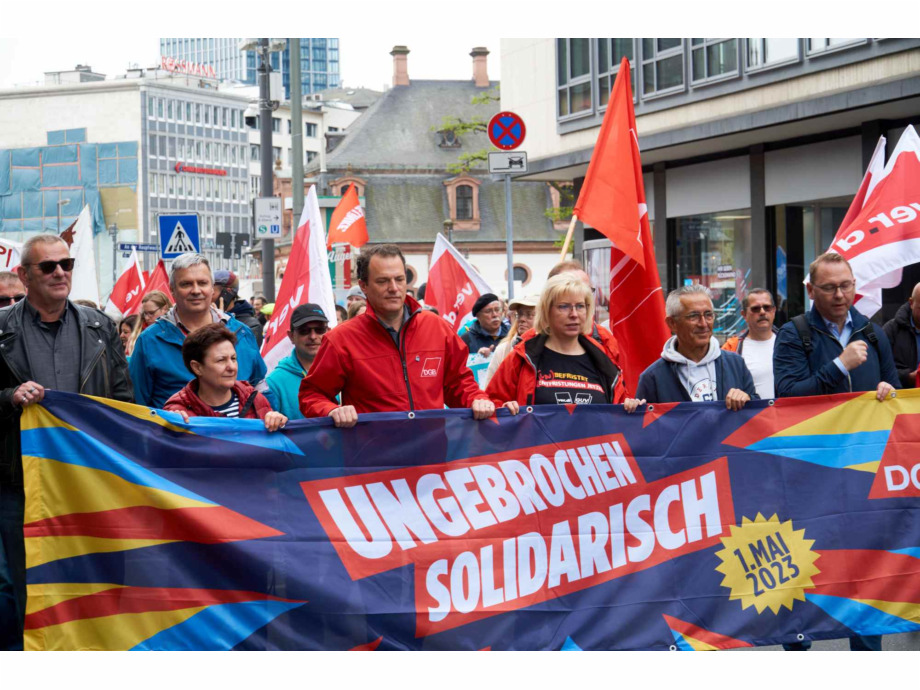Demoauftakt an der Hauptwache