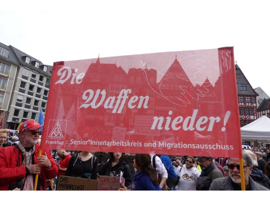 Kundgebung auf dem Römer