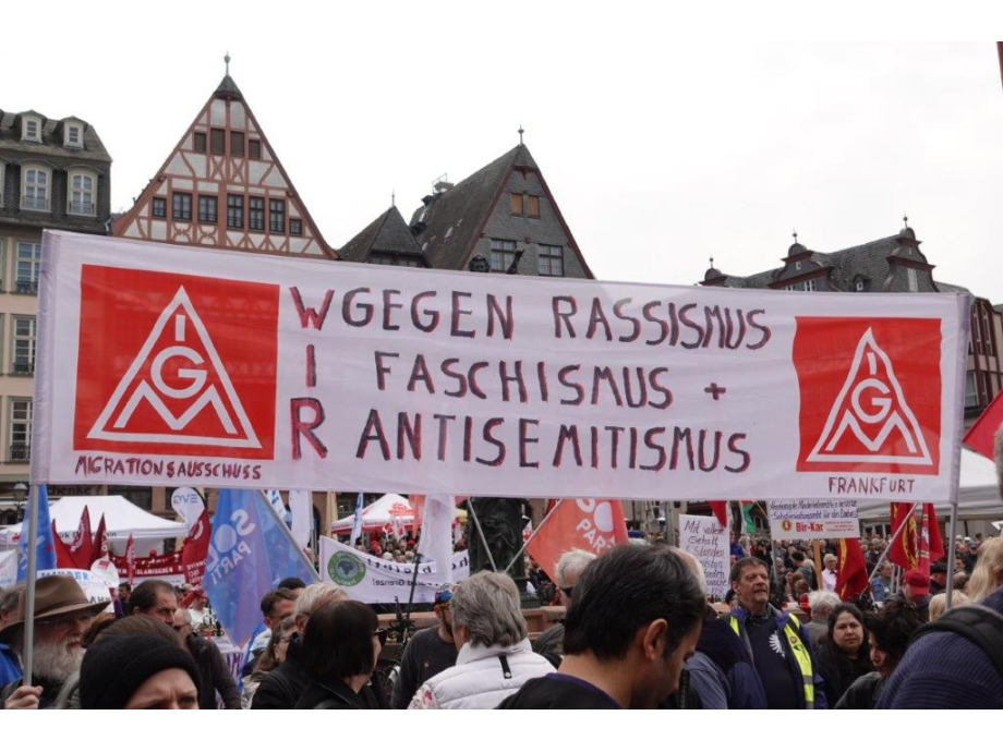 Kundgebung auf dem Römer