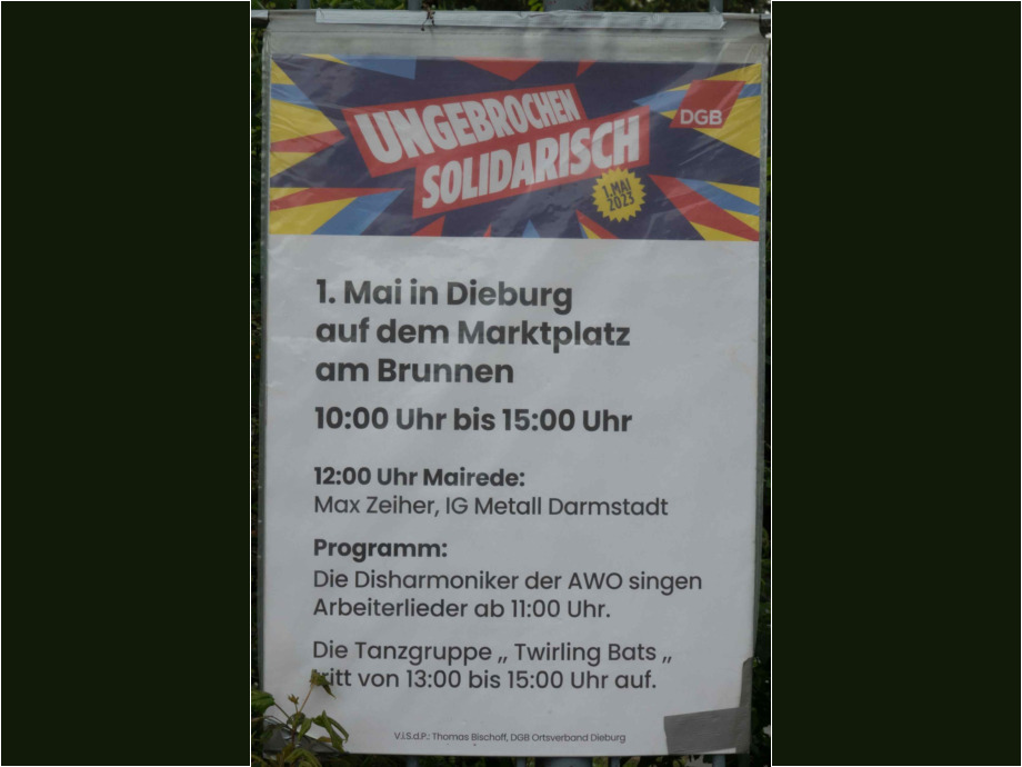 1. Mai in Dieburg