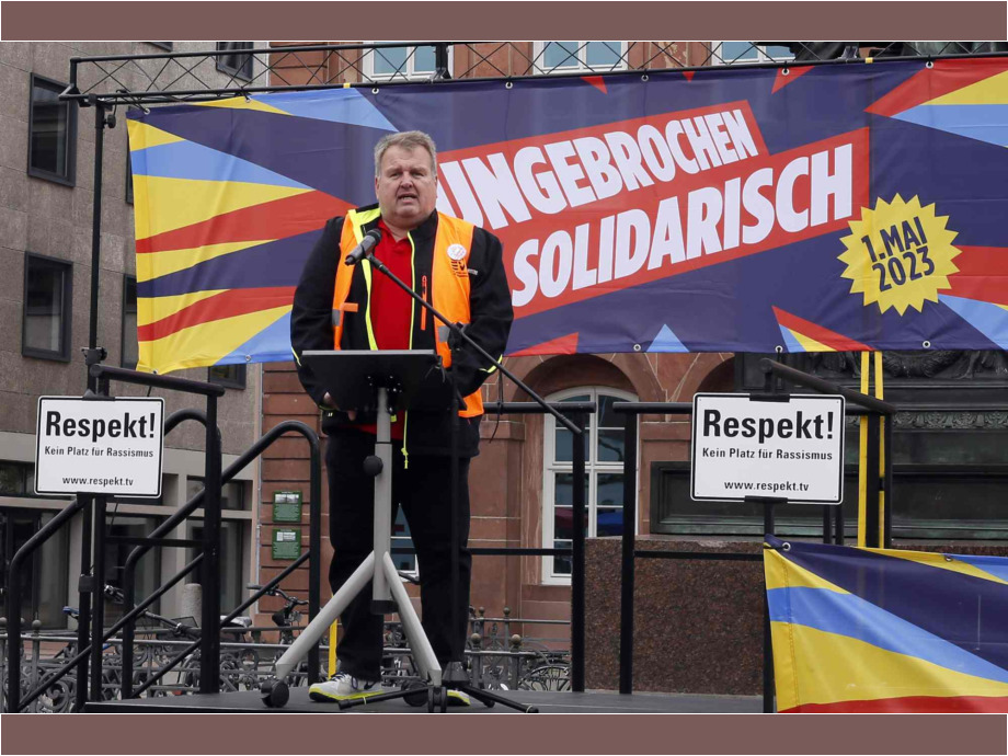 DGB-Kundgebung 1. Mai 2023 in Hanau