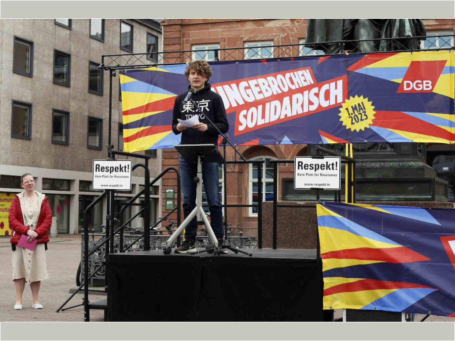 DGB-Kundgebung 1. Mai 2023 in Hanau
