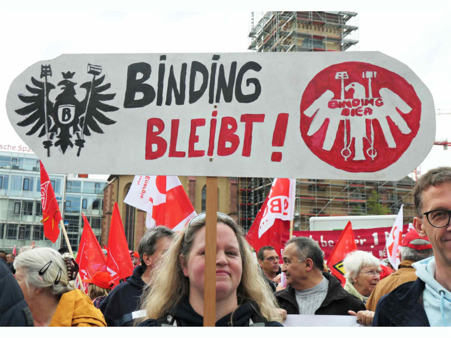 Binding bleibt!