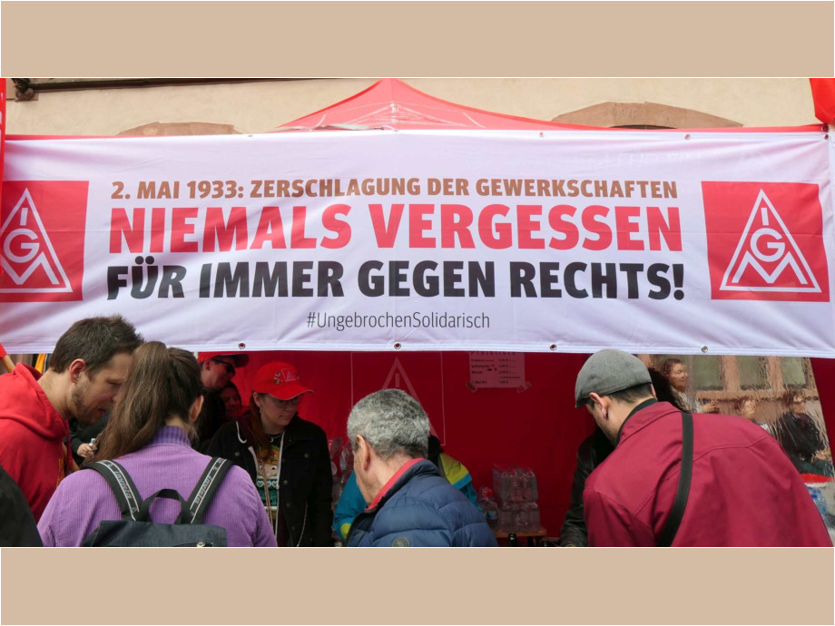 Für immer gegen rechts!