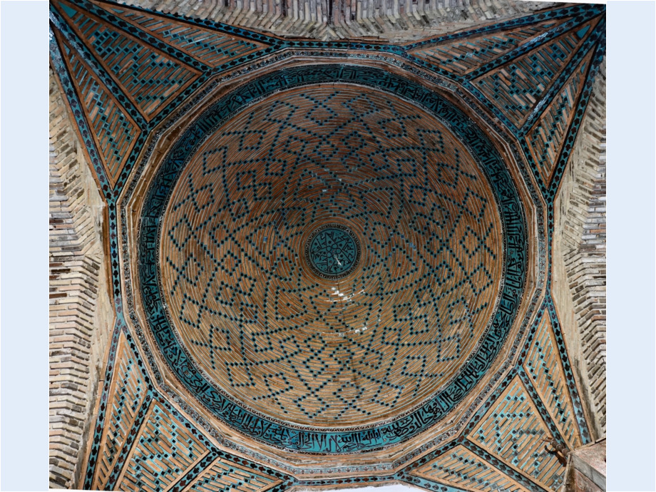 Kuppel der Holzmoschee Bahcelievler Mh. in Beyşehir