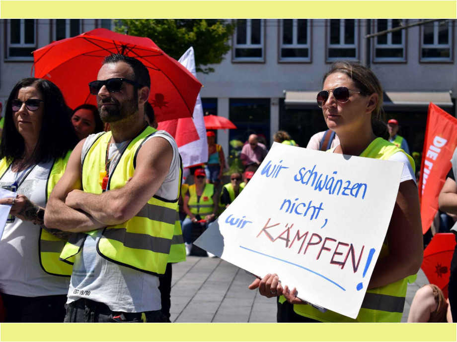 Heute ist Streiktag!