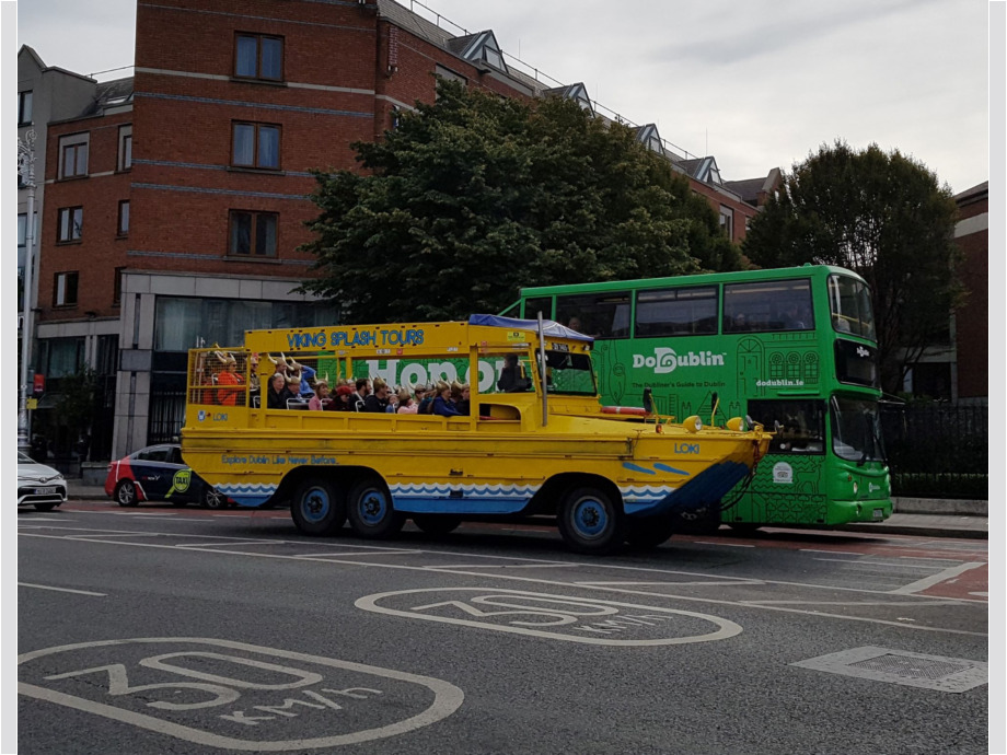 Amphibien Bus in Dublin