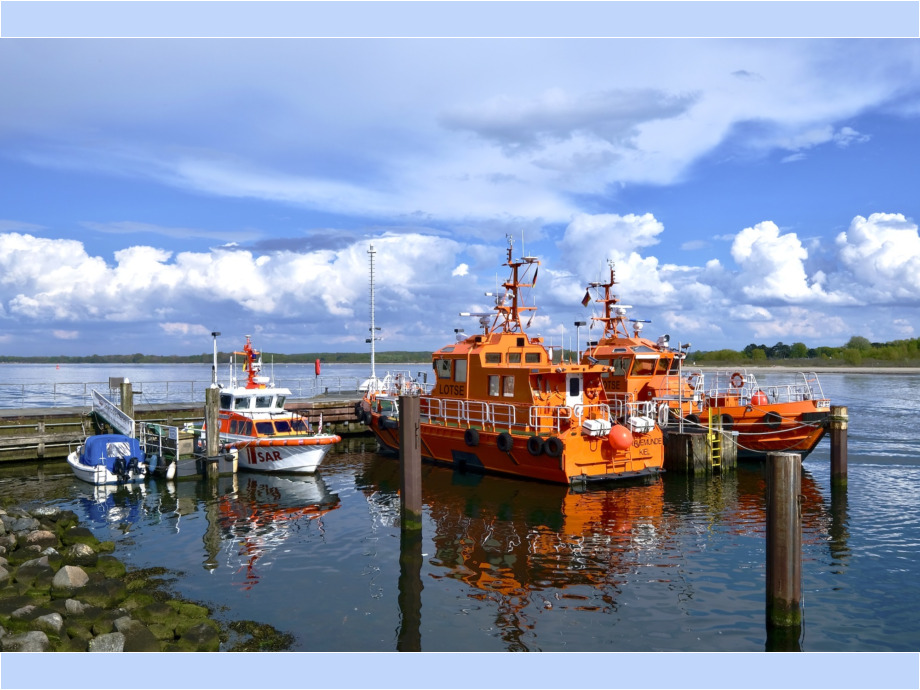 Lotsenboote in Travemünde