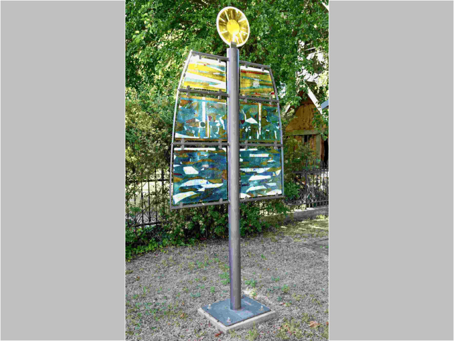 Sonnensegel aus Fusing-Glas in Warnitz