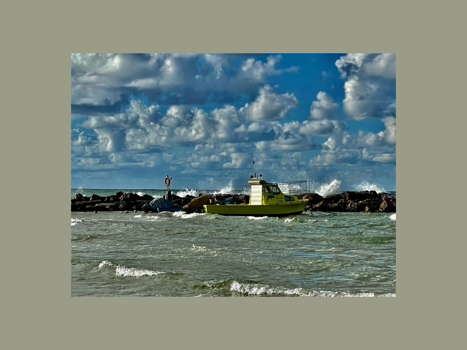 Das Boot… Sturm in Tel-Aviv