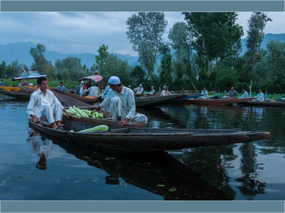 Schwimmender Markt in Srinagar