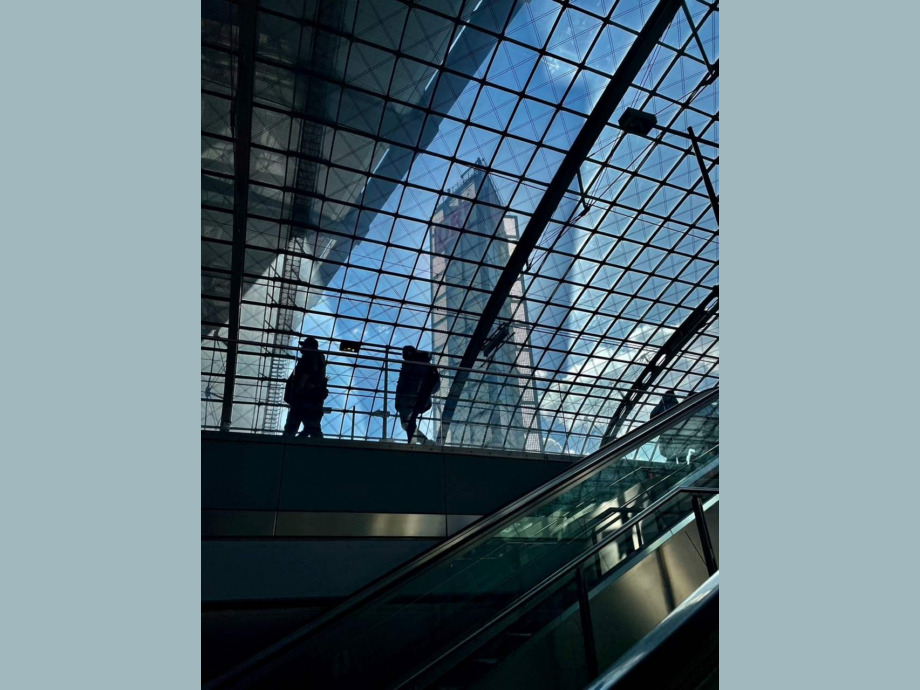 Im Berliner Hauptbahnhof
