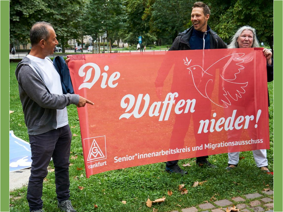 Die Waffen nieder!