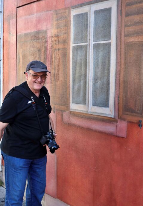 Historische Fassade aufgemalt Historische Fassade aufgemalt