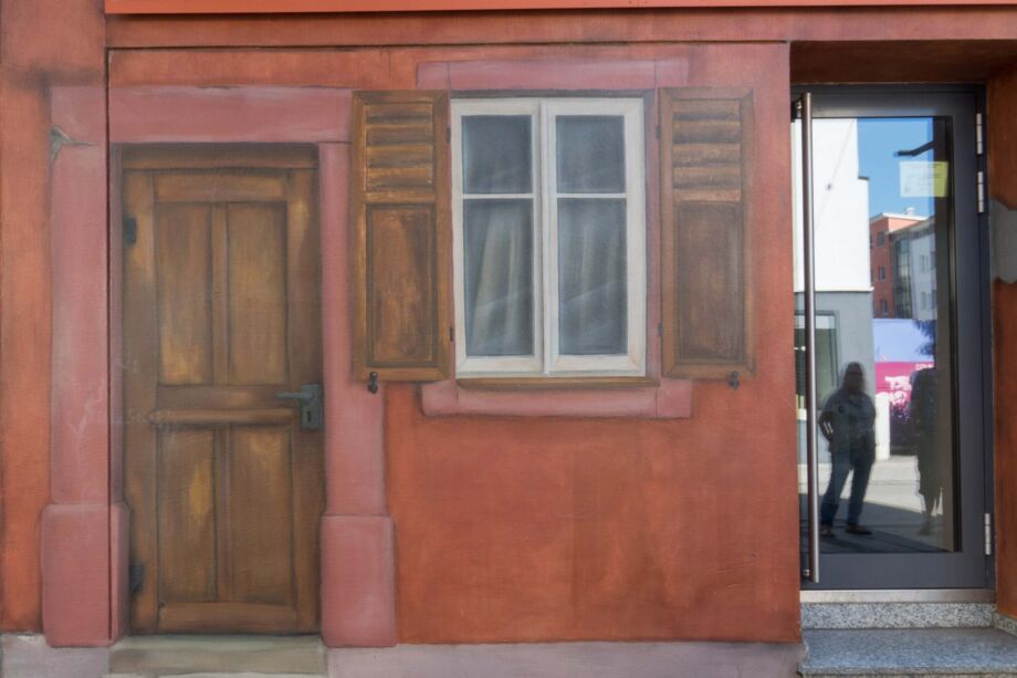 Historische Fassade aufgemalt Historische Fassade aufgemalt